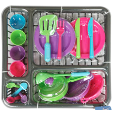 Drying Rack with Dinner Set 